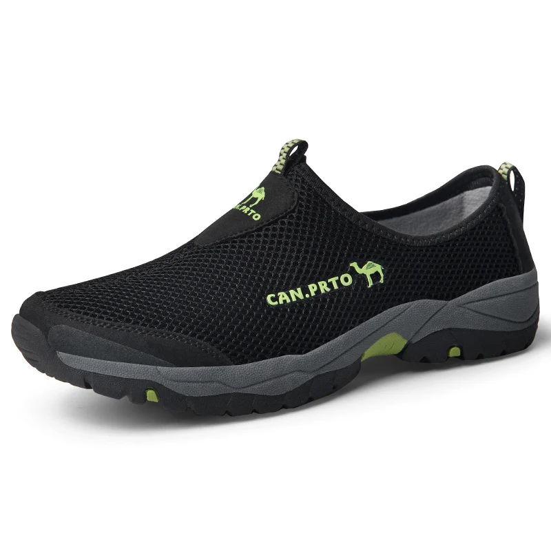 Hot Sale Summer Breathable Hiking Shoes Men Cheap Mesh Sneakers Outdoor Sport Walking Shoes Men Trekking Sneaker Plus size 38-46