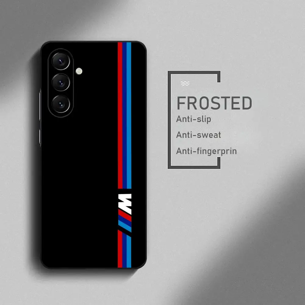 Sleek Black Car-Inspired Soft Phone Case