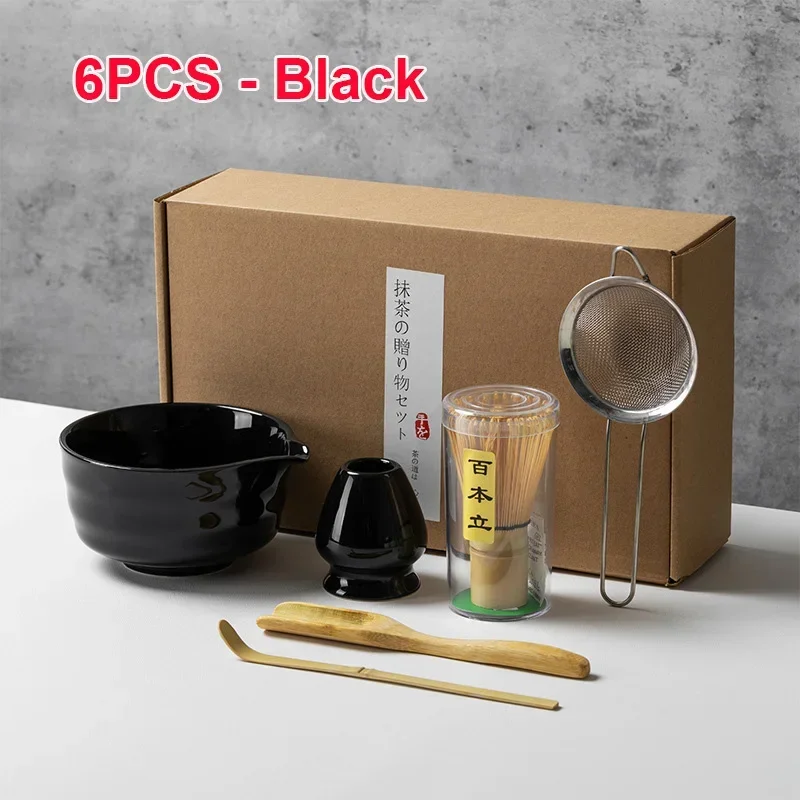 6PCS Black