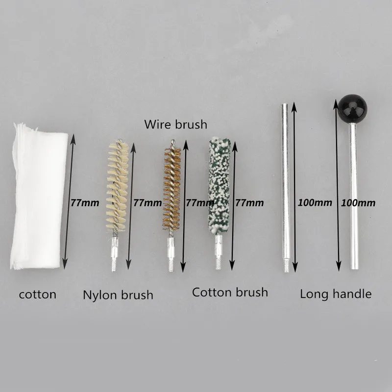 

5 в 1, новинка, чистящее средство для пистолета 38Cal 357Cal 9 мм