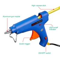 100W Hot Melt Glue Gun For 11mm Glue Sticks Mini Industrial Household Heat Electric Hot Gun For Car Dent Removal DIY Repair Tool 2