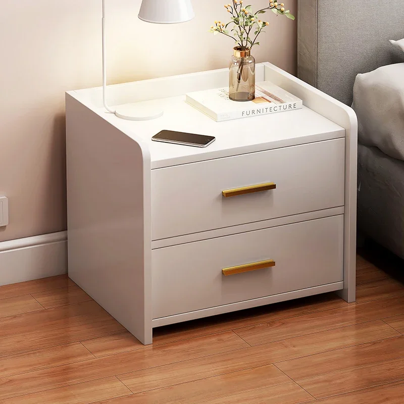 

Aesthetic Makeup Nightstands Center Pretty Narrow Organizers Minimalist Nightstands Mobile Multifunctional Nachttisch Furnitures