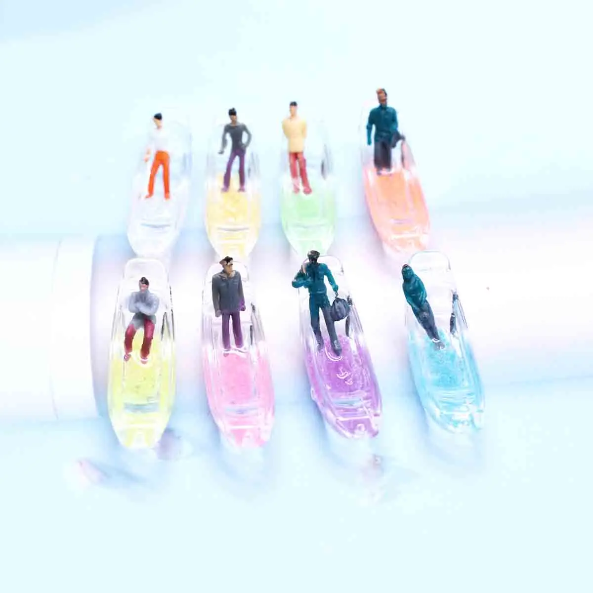 

10pcs Simulated Glow Character Ship Resin Accessories Pendants Handmade Jewelry DIY Earring Necklace Keychain