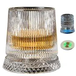 Rotating Crystal Whiskey Glass Set (G)