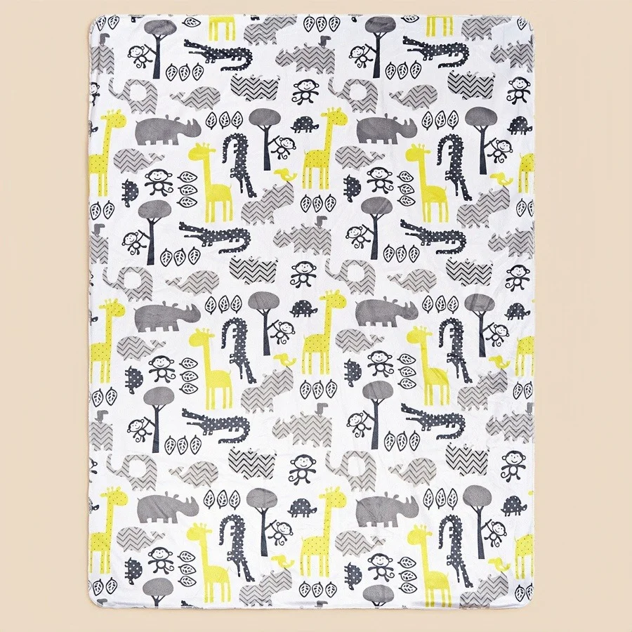 Ultra Soft Reversible Baby Blanket 2
