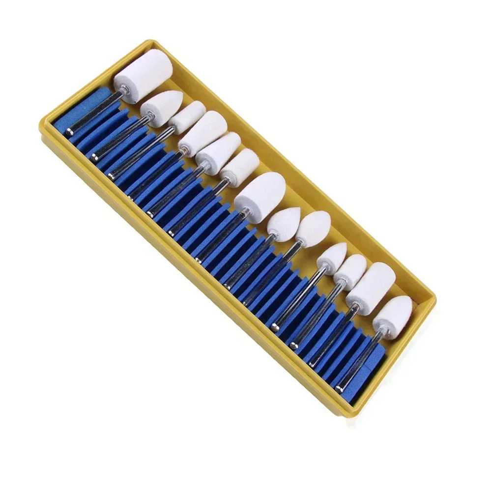 Wool Felt Bobs Set Compressed Wool Fibers For Jade/glass/metal Polishing Felt Bob Burs Rotary Abrasive Tools Polishing Tool