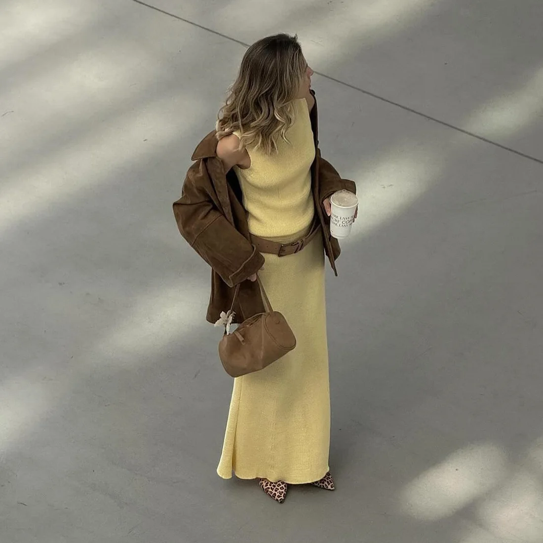 Elegant Sweater Two Pieces Set Sleeveless Knitted Turtleneck Vest High Waist Skirt Female Solid Slim Dress Sets 2025 New