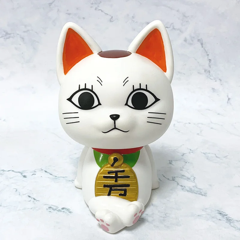 Figura Turbo Granny Anime - Gato Blanco De PVC, 12 Cm, Decoración Navideña O Para Fans