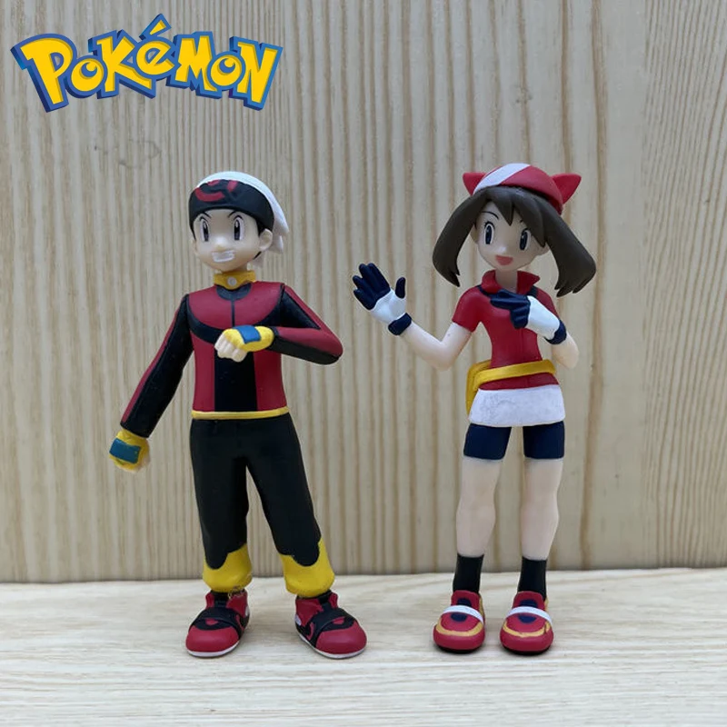 5pcs/set Genuine Pokemon Leading Lady Gashapon Misty Dawn Action Figure  Model Toys Gift For Birthday Children - Action Figures - AliExpress