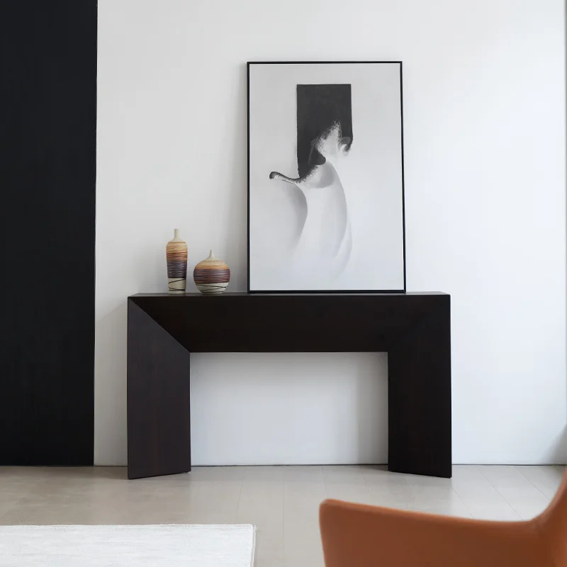 

Итальянская зеркальная роскошная деревянная крыльца, современный минималистичный домашний гостиной, настенный входной шкаф