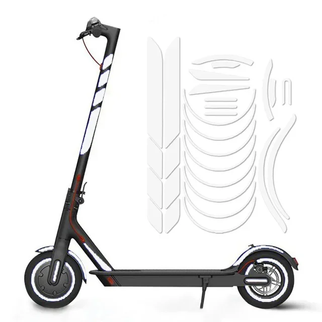 Bunter Kotflügelkörper, reflektierender Aufkleber, Fingerschutzabdeckung, verschiedene Reparaturteile für Xiaomi M365 1S Pro 2 Elektroroller – Detail 21