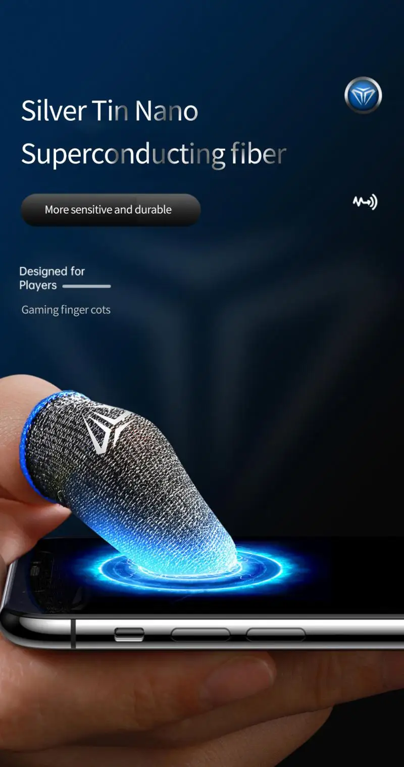 Generic 2PCS Finger Covers Universal Breathable Ultrathin Fingertips