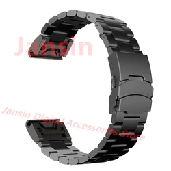 Elegant Metal Bracelet Business Strap - 26mm (Black 3)