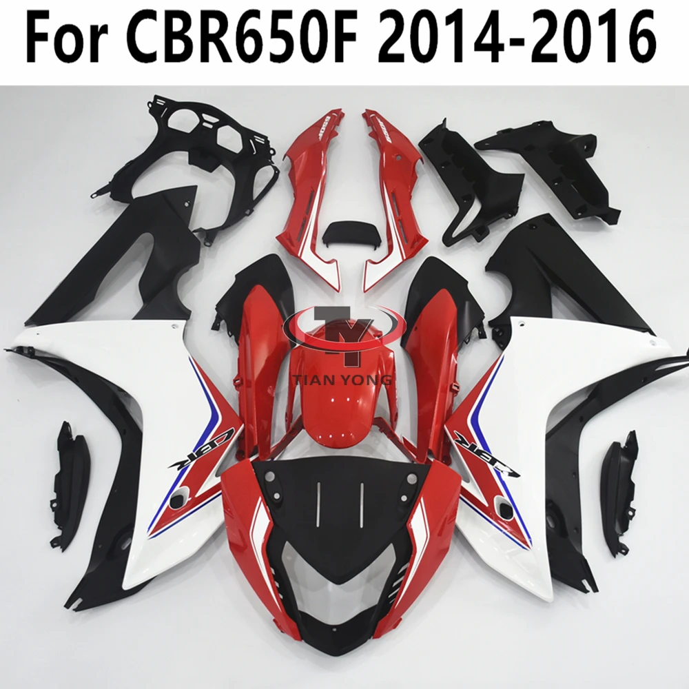 

Яркий красный белый матовый черный мотоцикл для CBR650F 2014-2015-2016 полный комплект обтекателей CBR650 F капот литье под давлением кузов