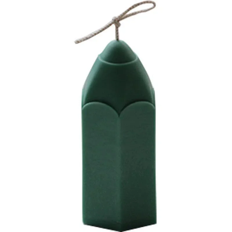 3D Pencil Shaped Silicone Candle Mold DIY Cylindrical Aromatherapy Candle Soap Gypsum Resin Handmade Candle Making Product Mold