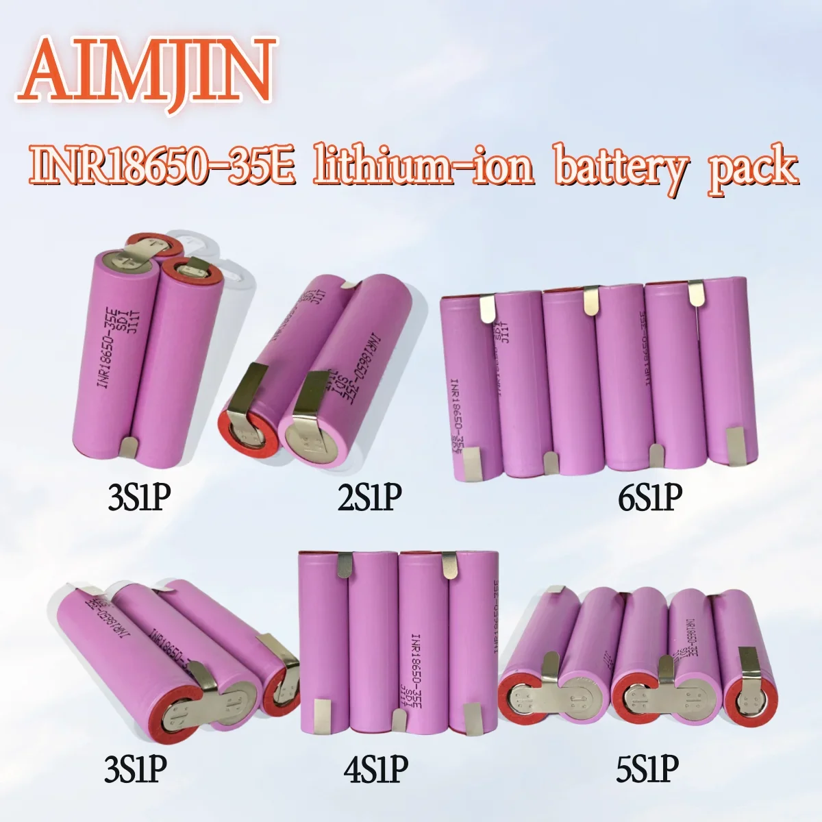 7-4V-24V-3500mAh-2S1P-3S1P-4S1P-5S1P-6S1P-Series-Connection-18650-35E ...