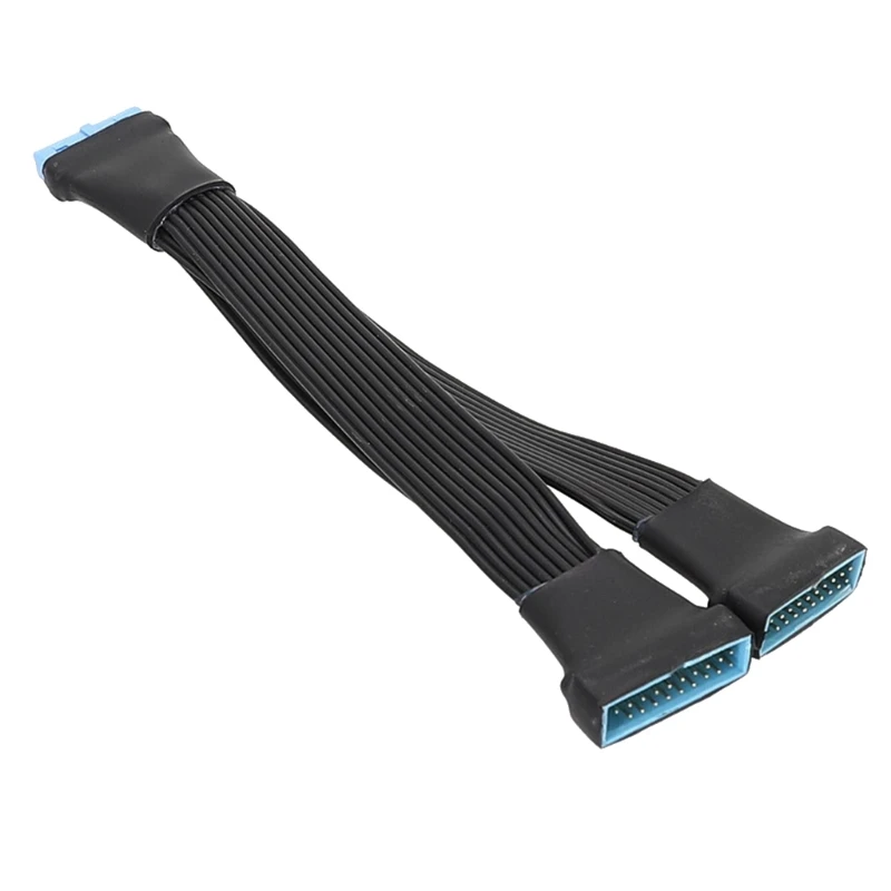 F3MA USB3.0 연장 케이블 컴퓨터 메인 보드 19Pin/20Pin 남성-여성 1-2 분배기 커넥터