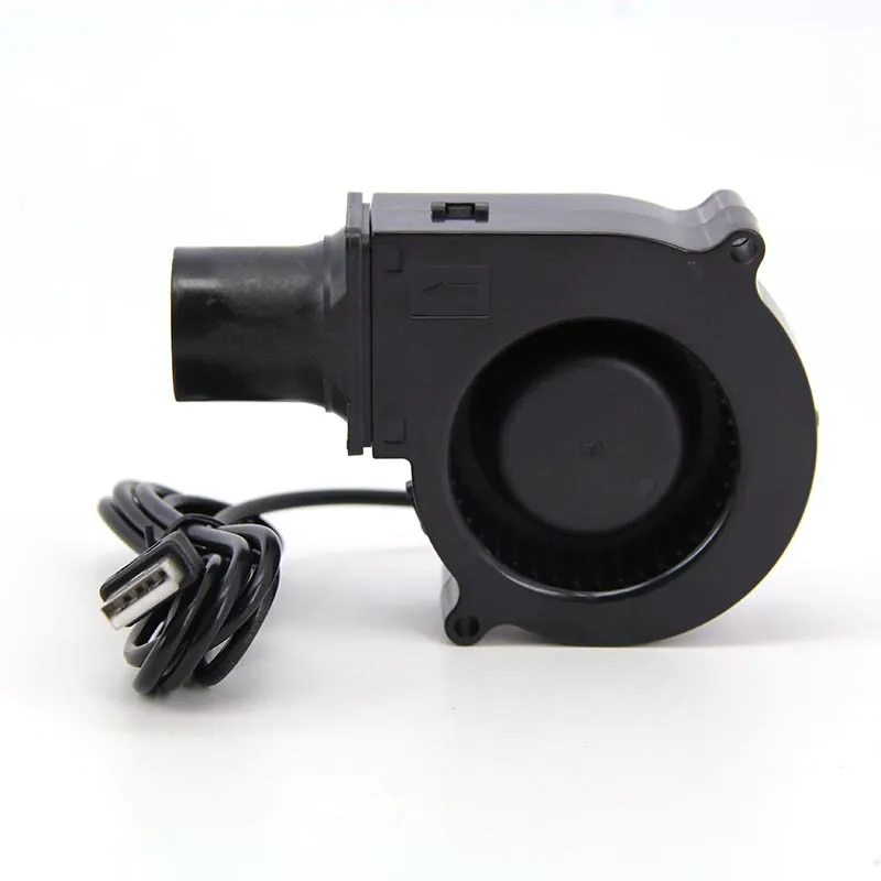 Cooling fan 75mm 7530 Turbo Blower 5V USB For Grilling BBQ Wood-Burning Stoves