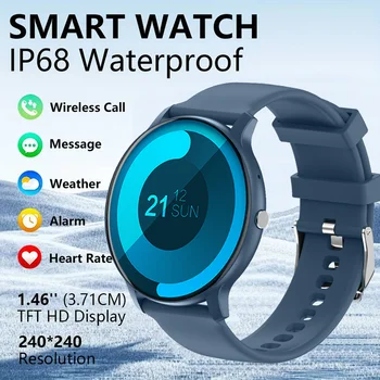 Smart Watch, Wireless Calling/dial, Multi-Sport Mode, Calling Reminder And Rejection, Change Wallpaper, Fitness Monitoring 5