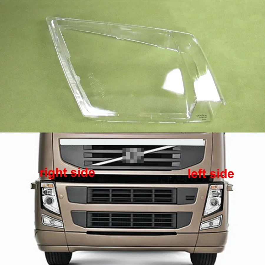 

For Volvo FM440 Truck Headlights Cover Transparent Mask Headlamp Lamp Shell Replace Original Lampshade Plexiglass
