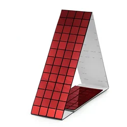 Self-Adhesive Mini Mirror Mosaic Tiles for DIY Crafts and Home Decoration (07-4x60cm 10x10mm)