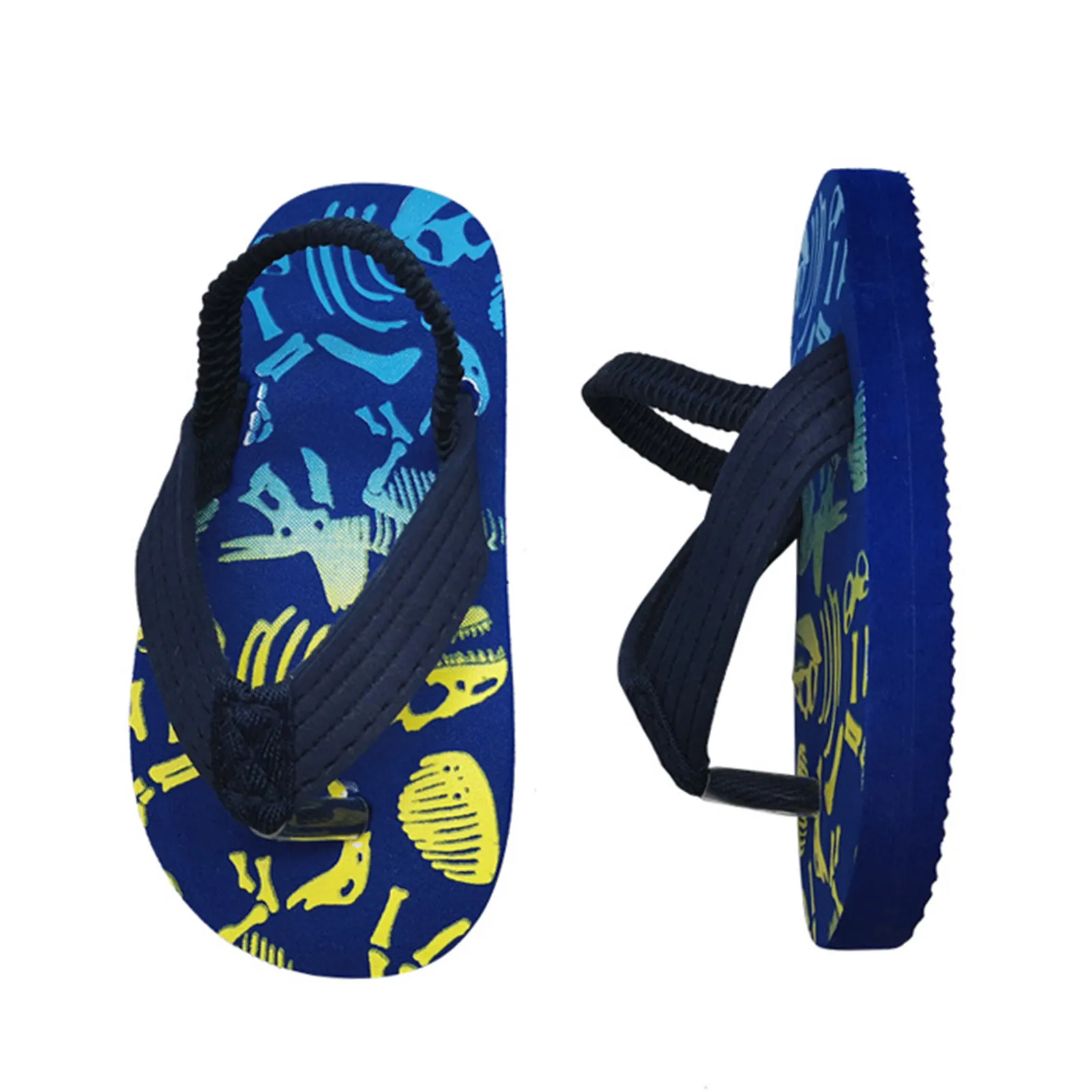 Kids Summer Flip Flops with Adjustable Straps