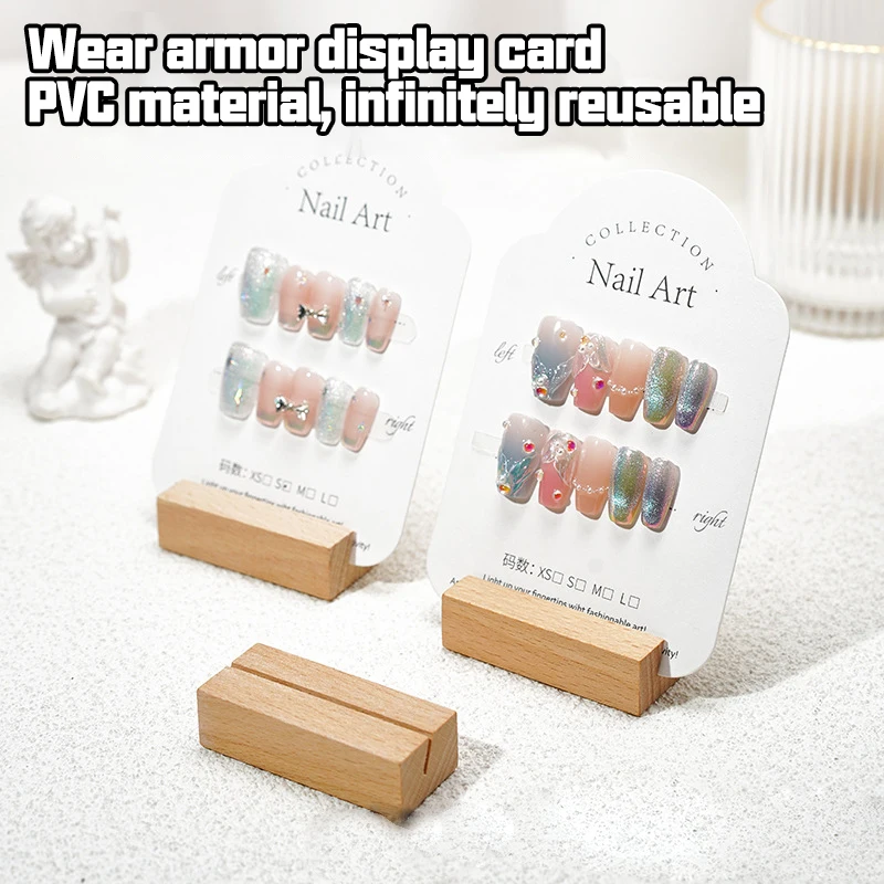 1pcsPressOnNailsCardNailDisplaySmallBusinessNailCardboardFor