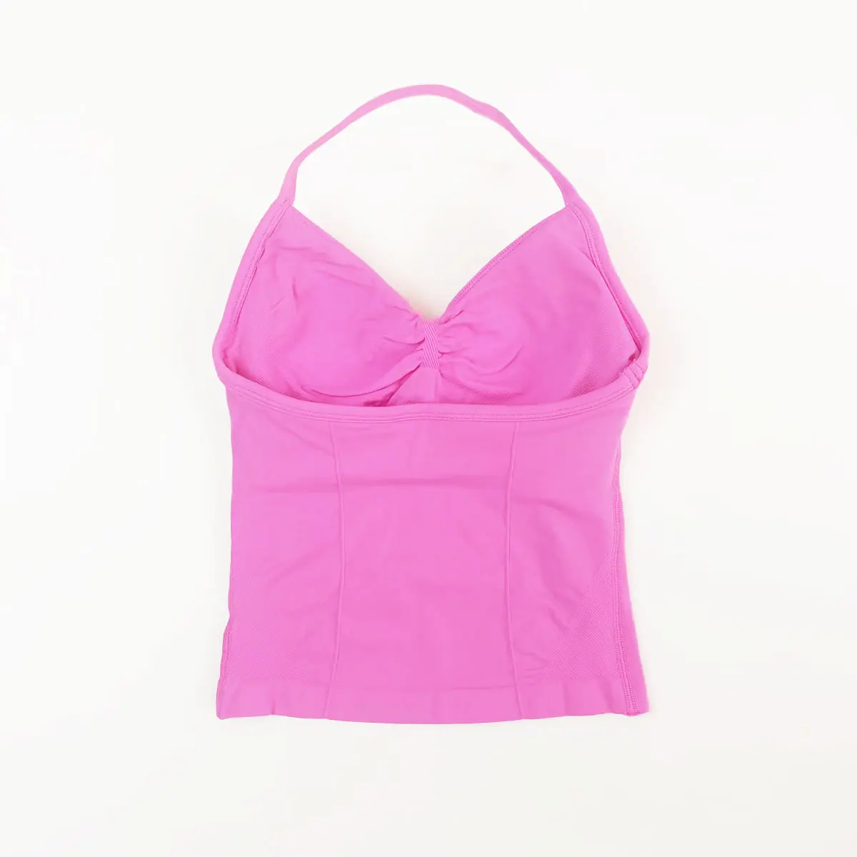 NCLAGEN Women's Strappy Yoga Vest - Impact Longline Sports Top with Stylish Back Design