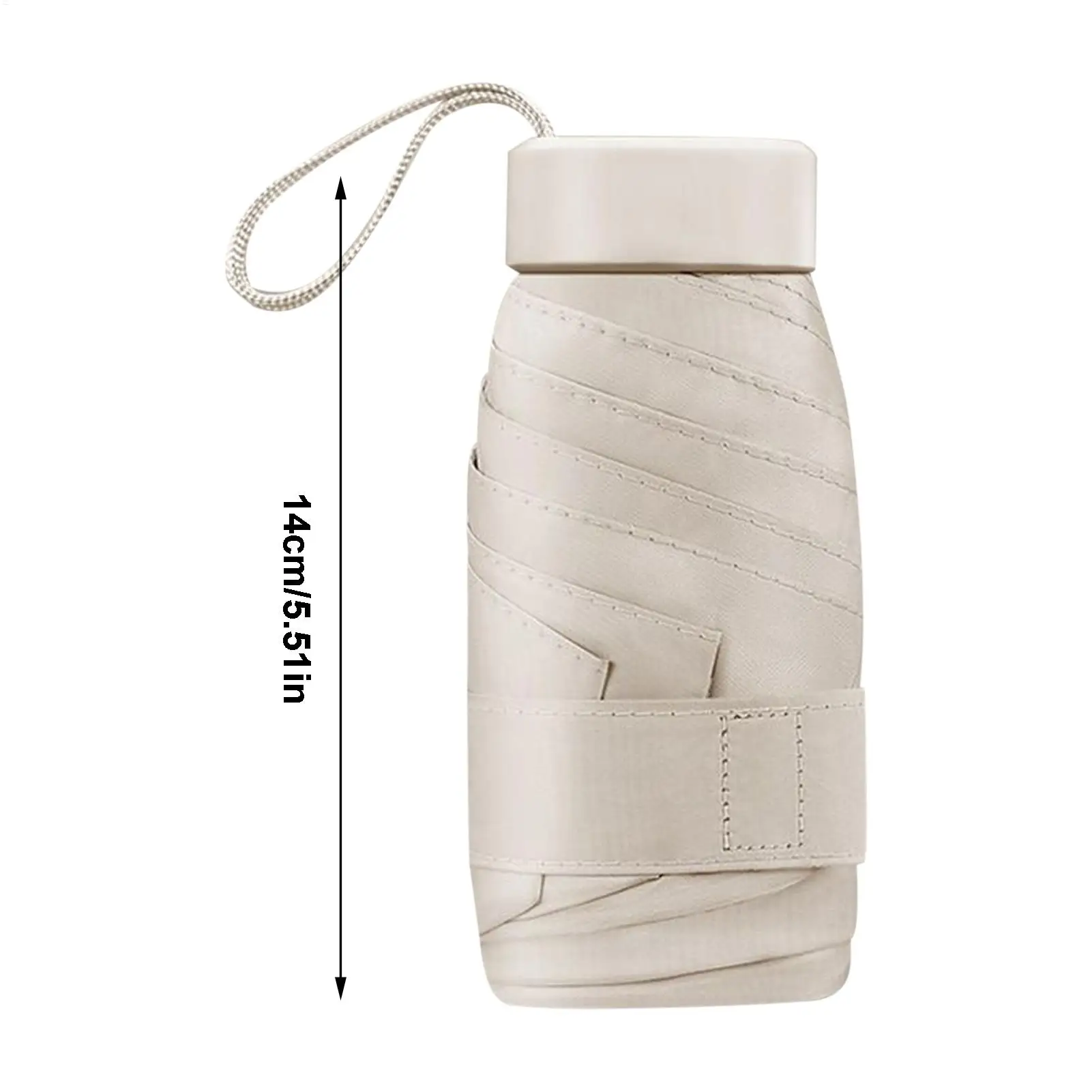 Pocket Umbrella UV Protection Umbrella Small Parasol For Daily Commuting Sports Outdoors Beach Picnic Vacation Camping