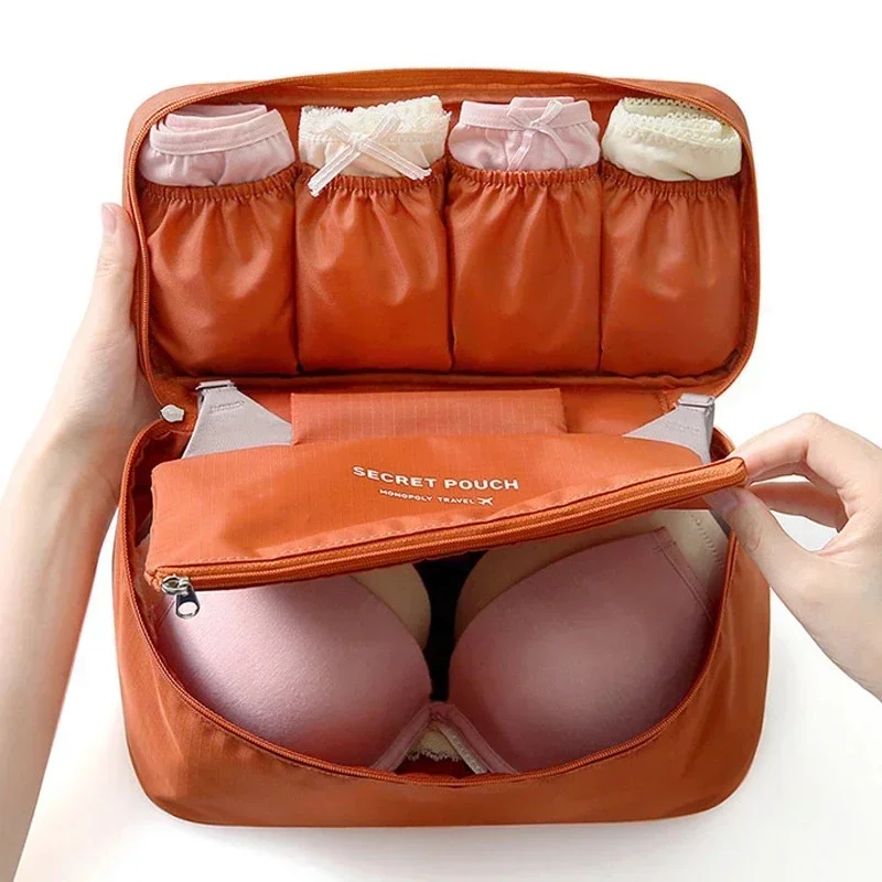 

Women's Storage Bag Travel Necessity Accessories Underwear Clothes Bra Organizer Cosmetic Makeup Pouch Case