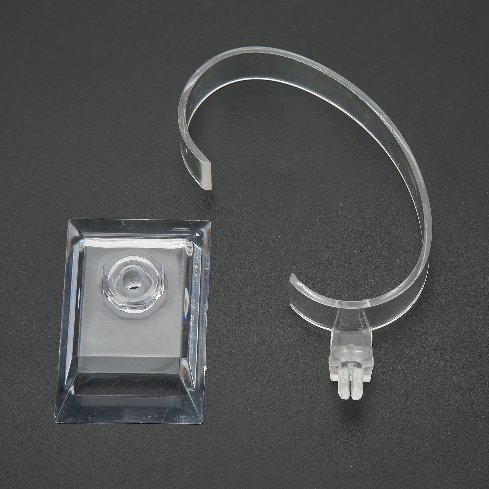 Watch Display Stand Professional 360&deg; Rotaable Transparent Plastic Store Watch Bracelet Display Rack Holder watch display stand
