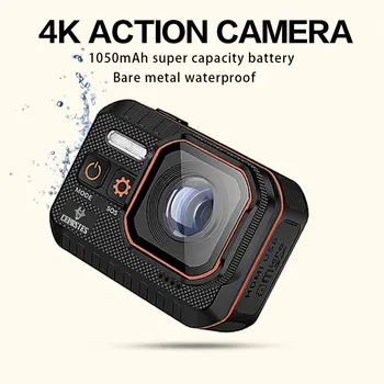 CERASTES Action Camera 4K60FPS With Remote Control Screen Waterproof Sport Camera Drive Recorder Sports Camera Helmet Action Cam 1