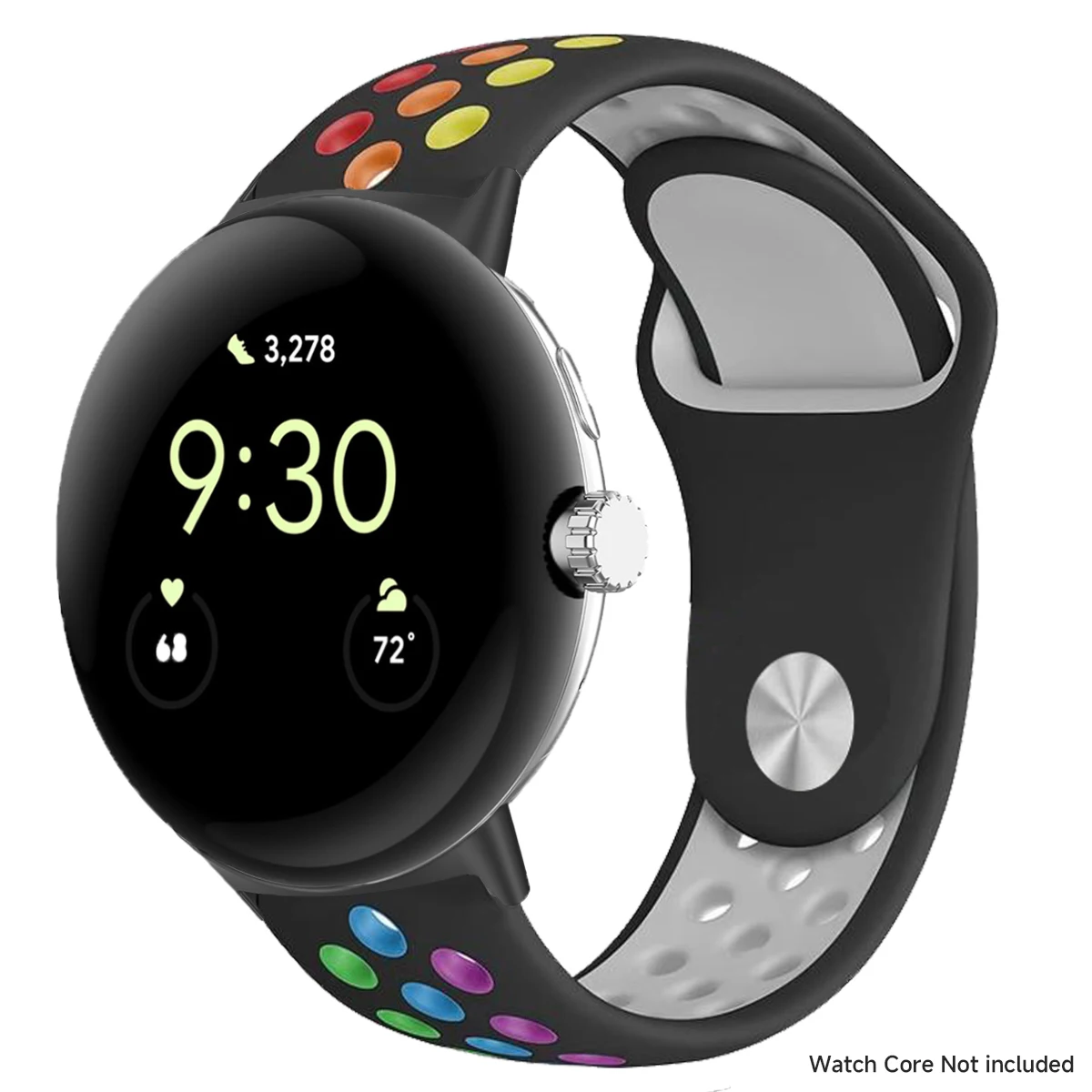 Breathable Silicone Sports Band for Google Pixel Watch - 41mm & 45mm Accessory Bracelet