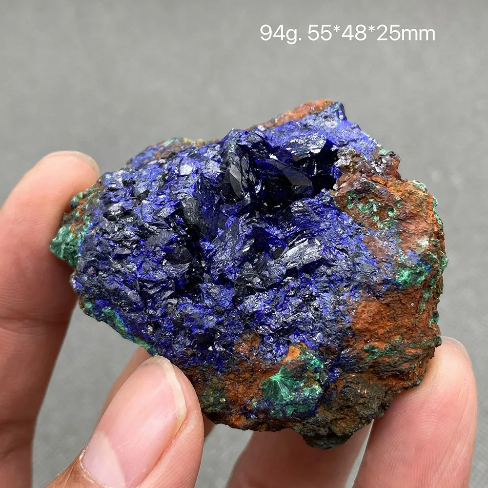 Natural beautiful Azurite and Malachite symbiotic mineral specimen crystal Stones and crystals Healing crystal