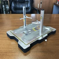 1:18 Alloy Car Model Maintenance Table Diy Display Rack Lift Garage Scene Props Diorama 1