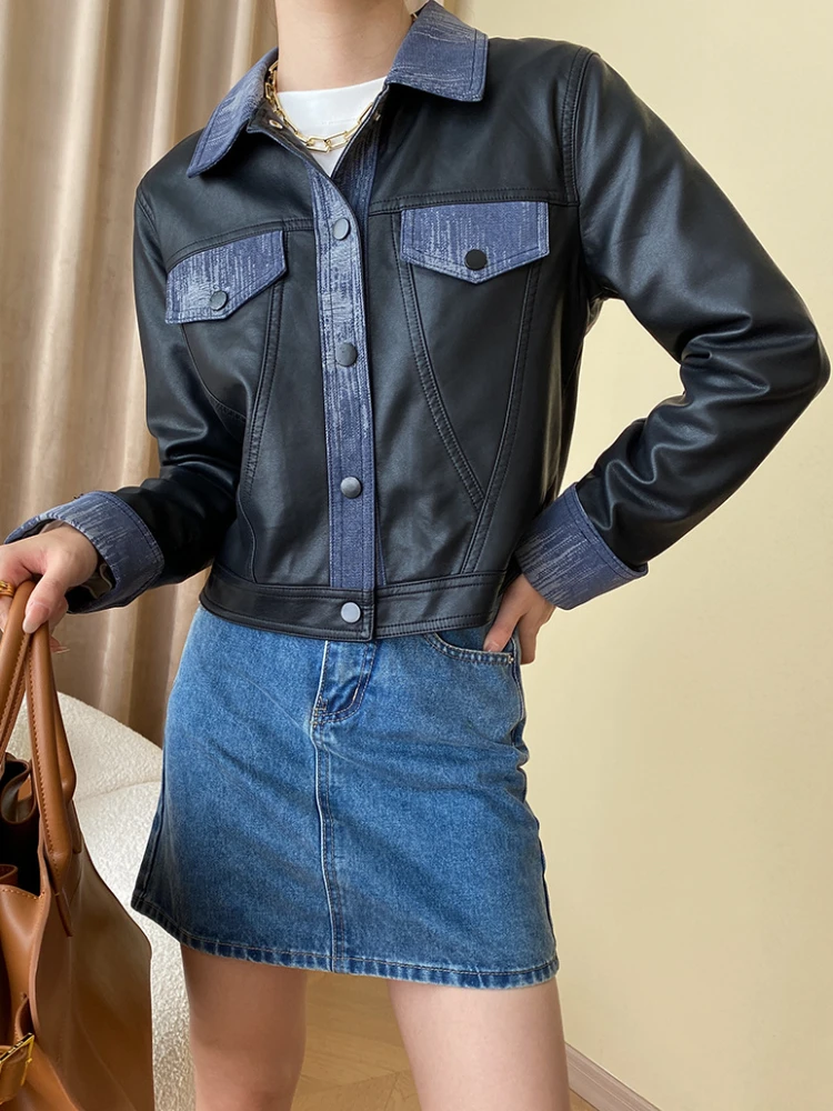 stitched-denim-leather-jacket-for-women-spring-autumn-2024-trend-streetwear-classic-lapel-faux-leather-cropped-coat