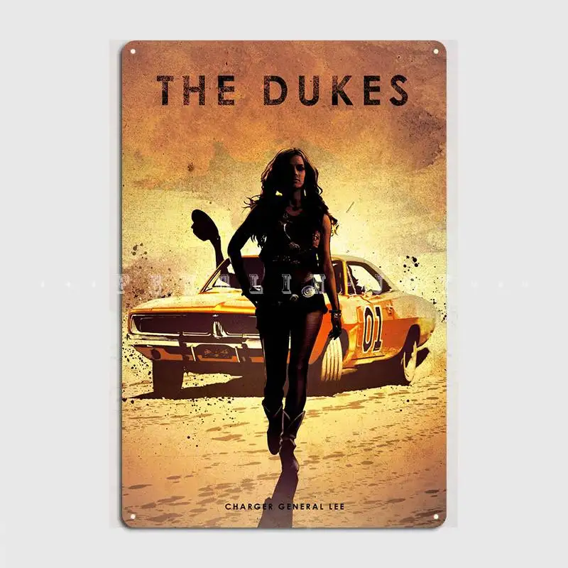 

Металлический знак Dukes, кинотеатр, гостиная, паб, гараж, дизайнерские настенные Жестяная Табличка с надписью постеры