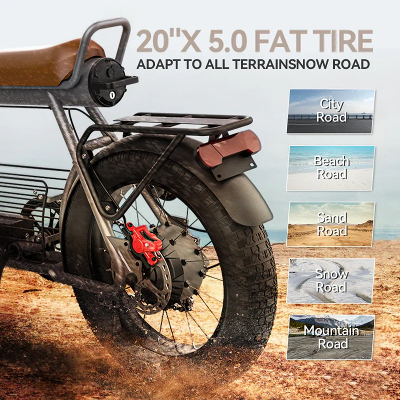 Coswheel Electric Bike For Adult CT20 2000W 48V 25AH Max Range Up