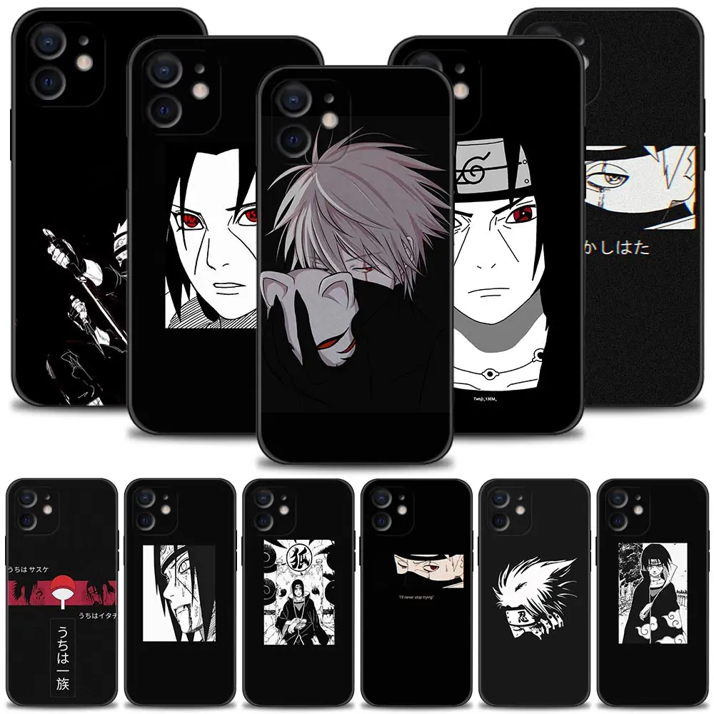 iphone 12 pro max clear case Phone Case For Apple iPhone 11 13 12 Pro Max Mini X XR XS Max 6 6S 7 8 Plus 5 5S SE(2020) Cover Naruto Itachi Uchiha cool iphone 12 pro max cases