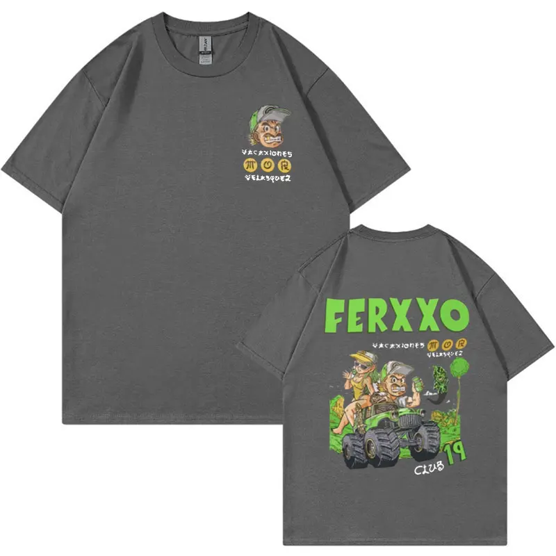 Discover Feid Ferxxocalipsis Ferxxo Gira Mundial Tour 2024 Álbum Nuevo Merch Fan Regalo Camiseta de Doble Cara Unisex