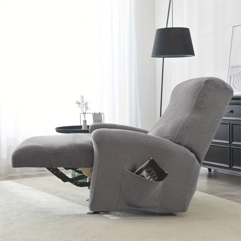 Sofa cover Recliner Sofa Cover Ralax Cover Jacquard Chair Covers Stretch Spandex Couch Slipcovers Non Slip Armchair Slipcovers 4pcs/set
