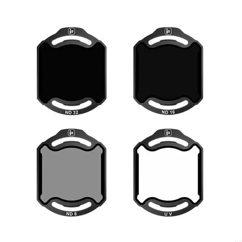 Kit 4 Filtres ND UV ND8 ND16 ND32 pour DJI O4Pro - Accessoires Drone