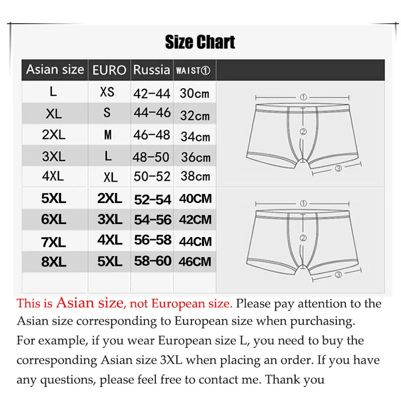 Men Underwear 6pcs/Lot Men's Underwear Male Solid Briefs Underpants for Men Brief Panties Sexy Plus size M-7XL Soft