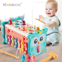 Hammering Toys Montessori 8 in 1 Fishing Games Fine Motor Skill Toddler Activities Baby Early Learning Educational Toy 1