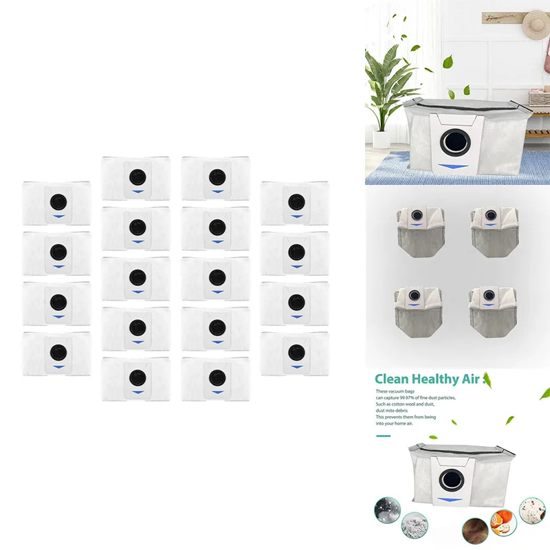 

Сменные детали для пылесборника Ecovacs Deebot T10 TURBO X1omni/Turbo X1S PRO/ T10S PRO / T20 PRO MAX, 18 шт.