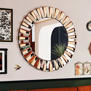 Round Wall Accent Mirror 2