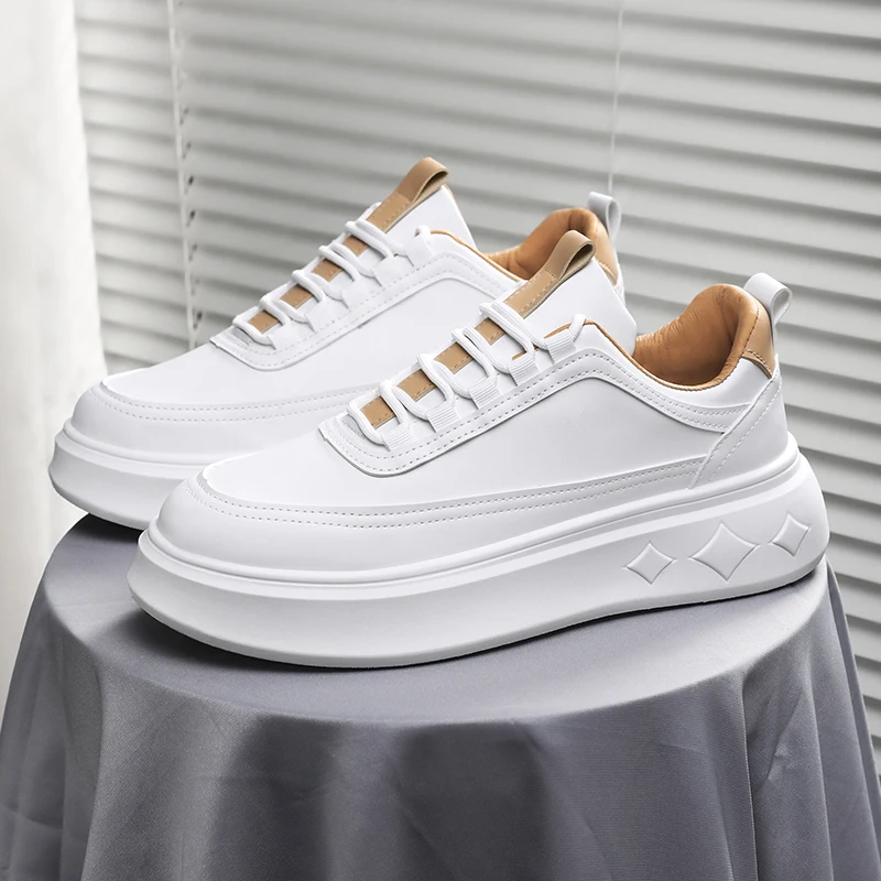 Fashion Black White Sneakers Casual Outdoor Lightweight Breathable Sports Shoes For Men main image 0
