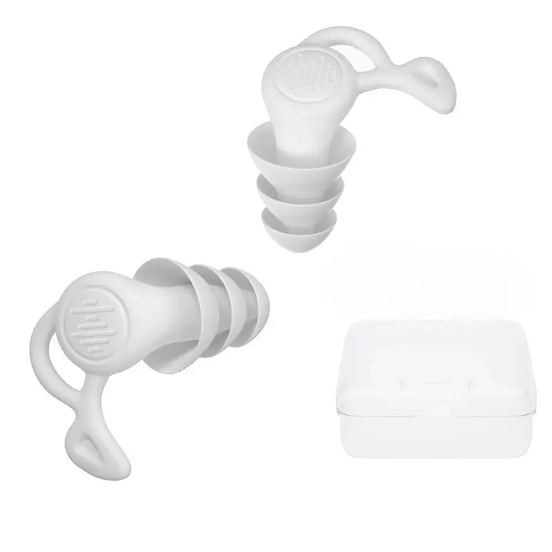 3 Layer Anti Noise Silicone Reusable Earplugs Waterproof Swimming Ear Plugs For Sleeping Diving Surf Soft Comfort Ear Protector - Image 3