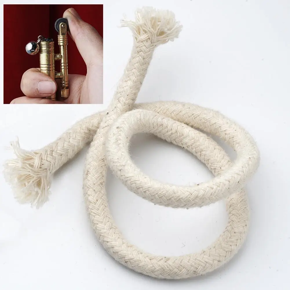 8*40cm Lighter Cotton Core Oil Wick Kerosene Stones Lighter Fire Starter Bulk Accessories Outdoor EDC Survival Camping Supplies survival tool