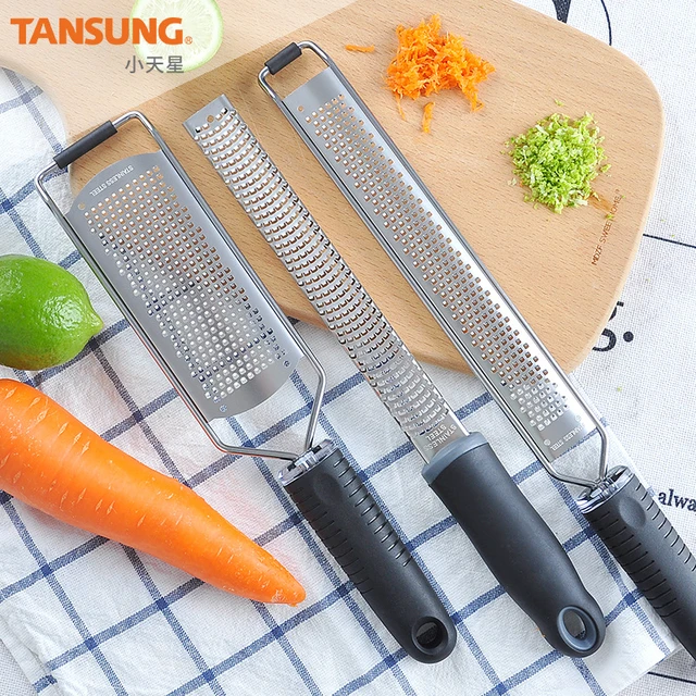 New Stainless Steel Cheese/butter/vegetables Grater, Carrot Slicer With  Handle For Ginger, Kitchen Manual Tool